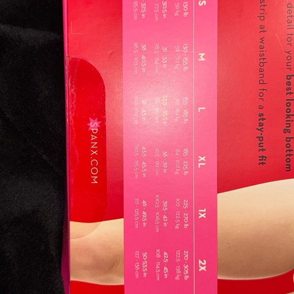 SPANX Red and Black Higher Power Panties Shapewear - Picture 6 of 10